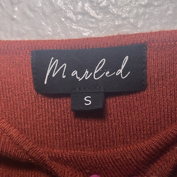 Marled  Red Tank Top size small - Picture 5 of 8